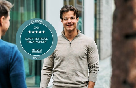 Kristo, Rådgiver i BN Bank er stolt over EPSI-resultatet