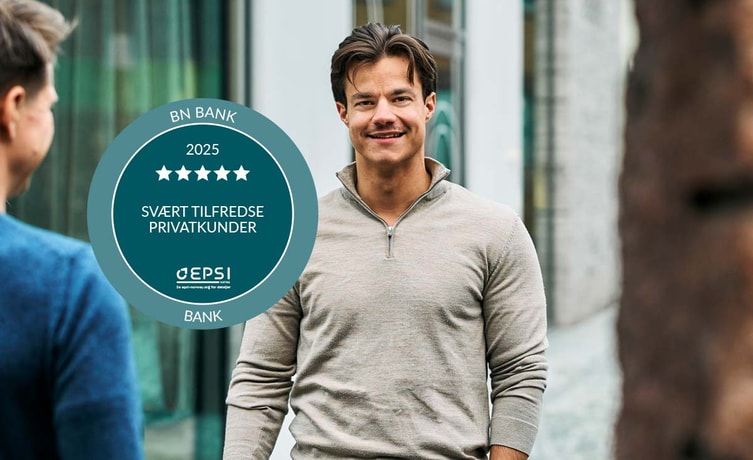 Kristo, Rådgiver i BN Bank er stolt over EPSI-resultatet