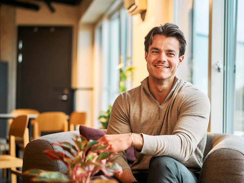 Kristo jobber i BN Bank, illustrasjon til bytte bank