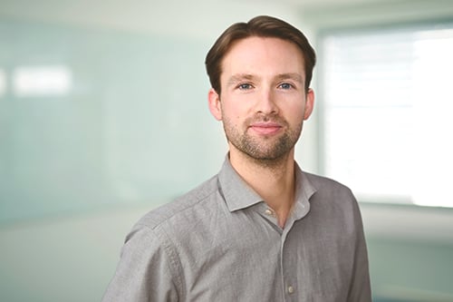 Portrett av Truls P. Sigurdsen i BN Bank