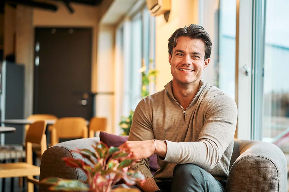 Kristo jobber i BN Bank, illustrasjon til bytte bank