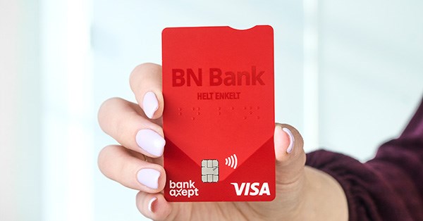 Visakort fra BN Bank