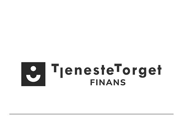 Logo fra tjenestetorget Finans, til illustrasjon for samarbeidspartnere i BN Bank