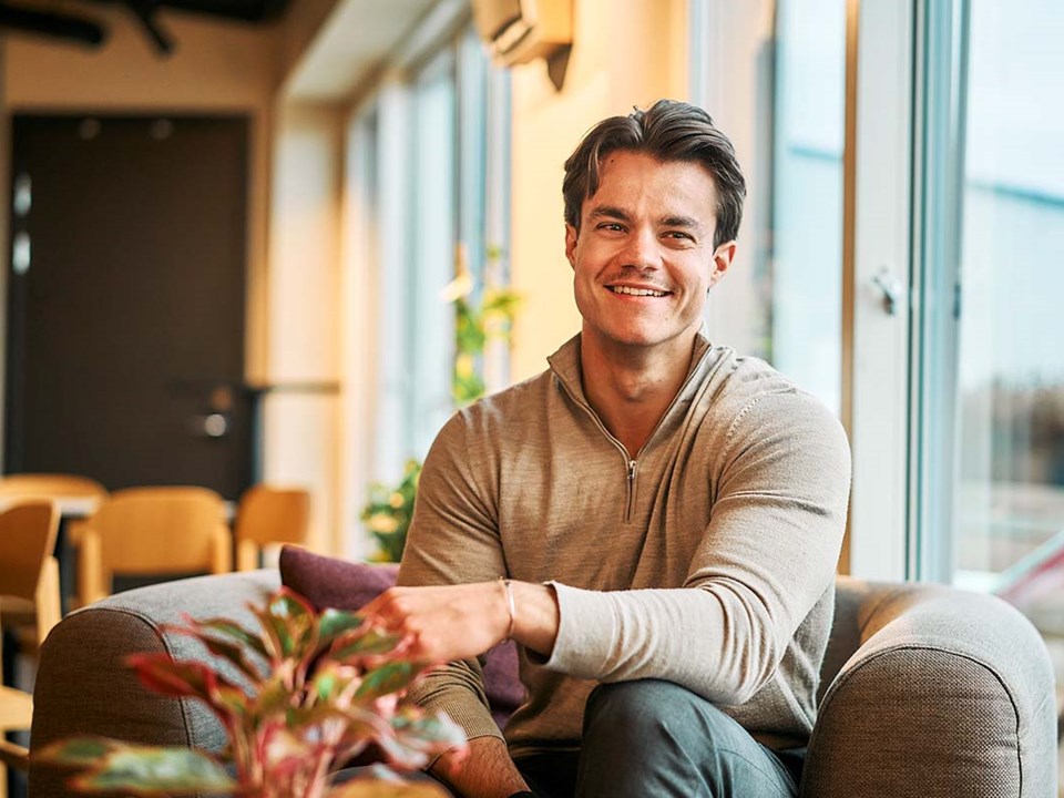 Kristo jobber i BN Bank, illustrasjon til bytte bank